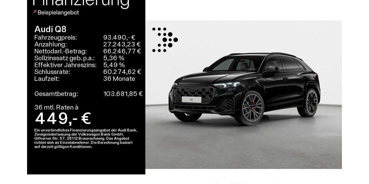 Audi Q8 17.233 km 91.990 &euro; Schweinfurt 97424