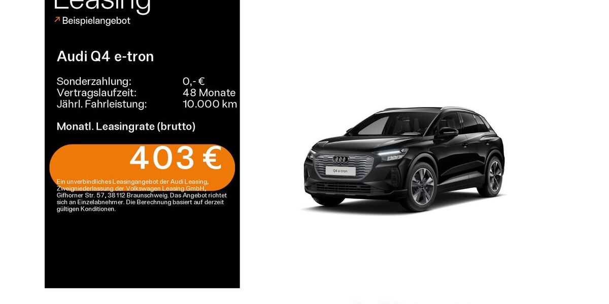 Audi Q4 e-tron 105.424 km 26.890 &euro; Haßfurt 97437