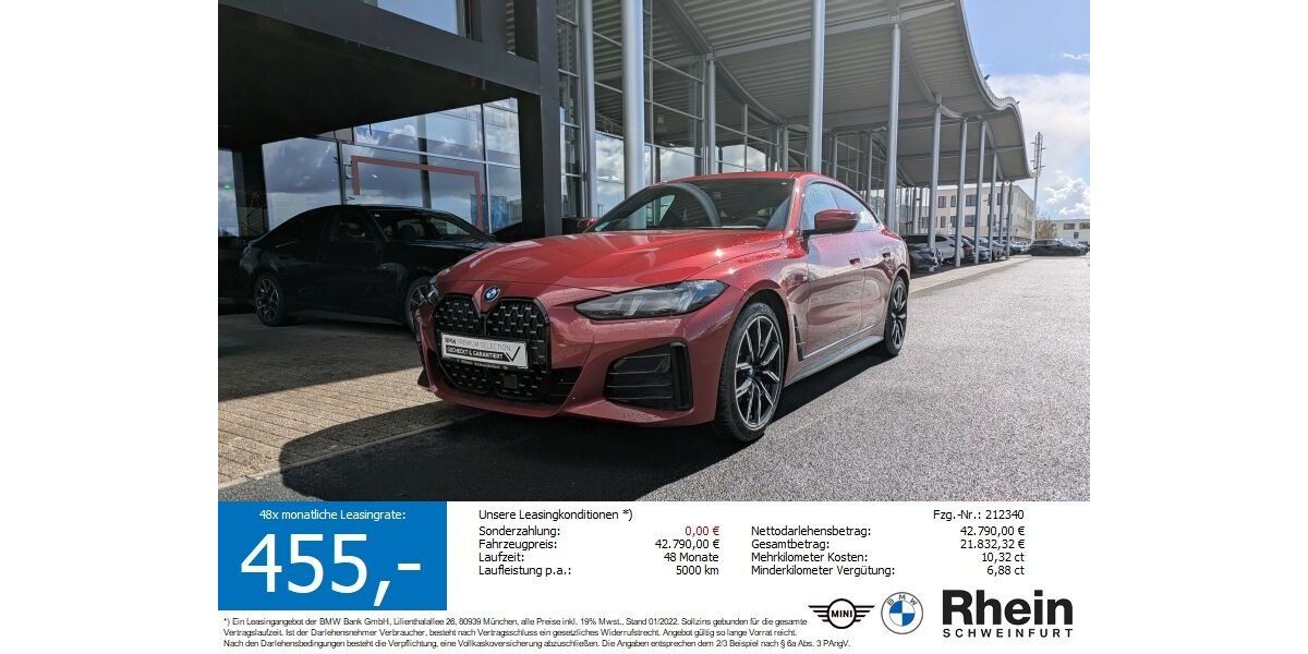 BMW 420 Gran Coupé 9.005 km 40.990 &euro; Schweinfurt 97424