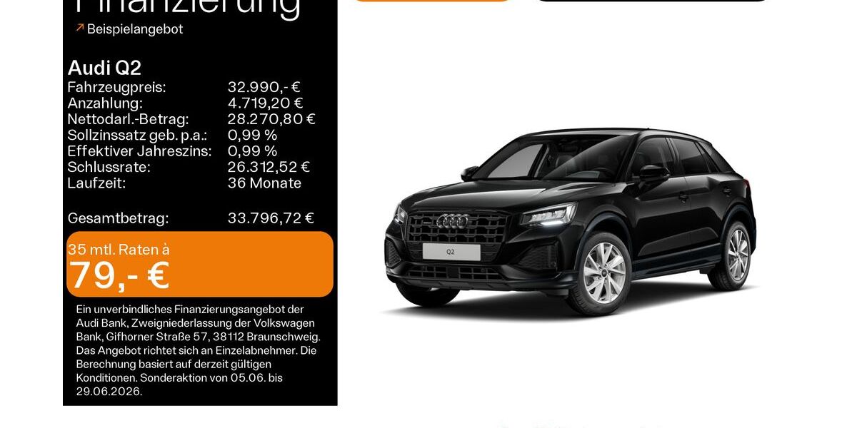 Audi Q2 7.822 km 29.980 &euro; Haßfurt 97437