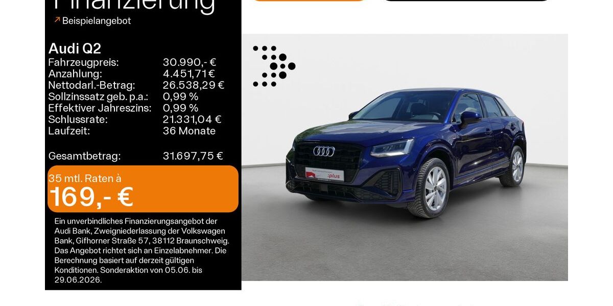 Audi Q2 27.835 km 28.880 &euro; Haßfurt 97437