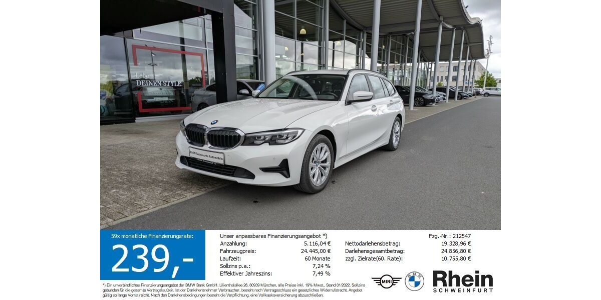 BMW 320 115.985 km 20.890 &euro; Schweinfurt 97424