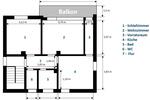 Etagenwohnung Münnerstadt - 2 Zimmer, 78 m&sup2;, 600&euro; | Angebot:26612625