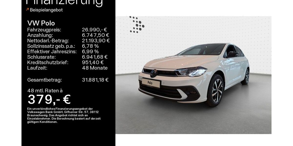 VW Polo 1.800 km 26.990 &euro; Sand am Main 97522